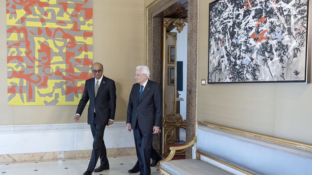 Singapore President Tharman Shanmugaratnam.